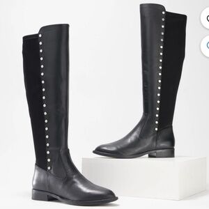 Black Marc Fisher Knee High Boots